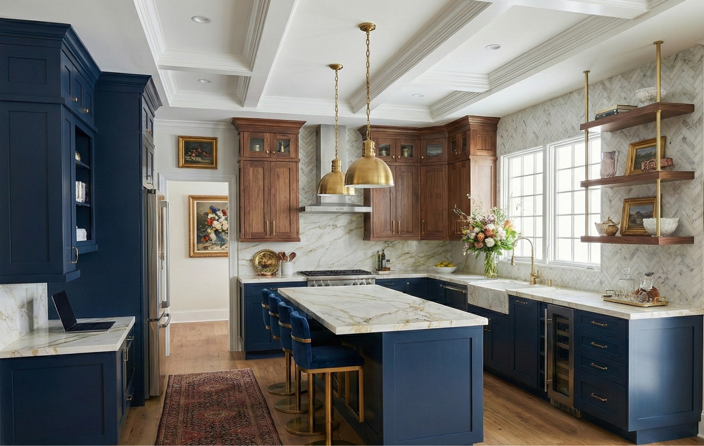 Beautiful kitchen interior